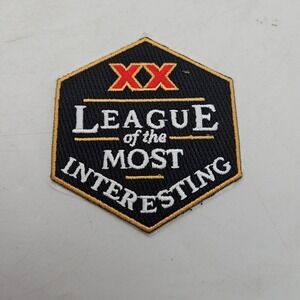 Dos Equis Beer Patch League Of The Most Interesting Brand New Black Red Gold
